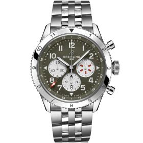 Breitling Classic AVI Super AVI B04 Chronograph GMT 46 Curtiss Warhawk AB04452A1L1A1