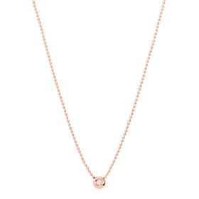 Roségold, Halsschmuck, DoDo Collier Bollicine DCC1002-BOLLI-DB09R