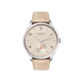 Unisex, NOMOS Glashütte Minimatik champagner 1204