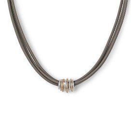         Roségold &amp; Weißgold, Halsschmuck, Noor Exclusive Collier 30748-010-M8