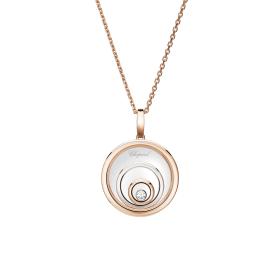 Weißgold, Halsschmuck, Chopard Happy Spirit Anhänger 798231-9001