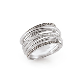         Weißgold, Ringe, Al Coro Serenata Ring R6405BDW