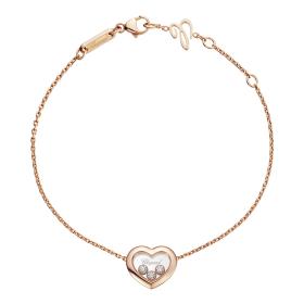 Armschmuck, Roségold, Chopard Happy Diamonds Icons Armband 85A611-5001