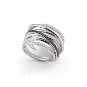 Weißgold, Ringe, Al Coro Serenata Ring R6405WB