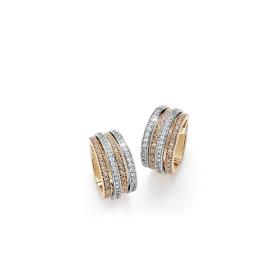 Weißgold, Ohrringe, Noor Exclusive Creolen 30779-010-R7
