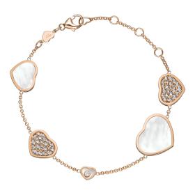 Armschmuck, Roségold, Chopard Happy Hearts Armband 857482-5036