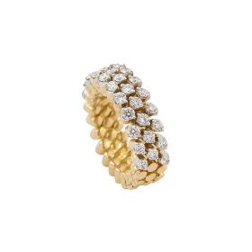 Ringe, Gelbgold, Serafino Consoli Brevetto Multi-Size Ring RMS 3H2 YWG WD