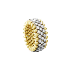 Gelbgold, Ringe, Serafino Consoli Brevetto Multi-Size Ring, Ref: RMS 5M2 YWG WD