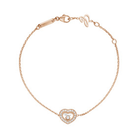 Roségold, Armschmuck, Chopard Happy Diamonds Icons Armband, Ref: 85A054-5201