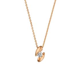 Roségold, Halsschmuck, Schaffrath CALLA Collier 754_CALLA_18_RW