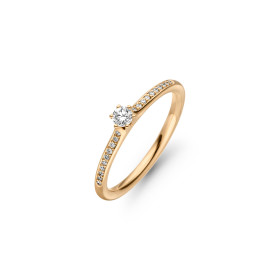 Roségold, Ringe, Henrich & Denzel Diva Solitärring RS006.01000