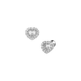Weißgold, Ohrringe, Chopard Happy Diamonds Icons Joaillerie Ohrstecker 83A616-1001
