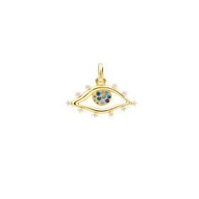         Gelbgold, Halsschmuck, DoDo Anhänger Auge DMC6029-EYESS-ZSBOG