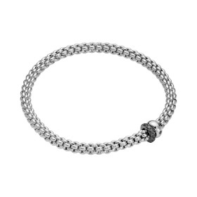 Weißgold, Armschmuck, FOPE Solo Flex'it Armband, Ref: 62406BX_PN_B_1BX_0XS