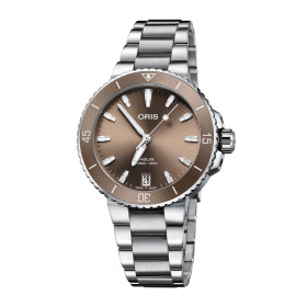 Damenuhr, ORIS Aquis Date 01 733 7731 4156-07 8 18 05P