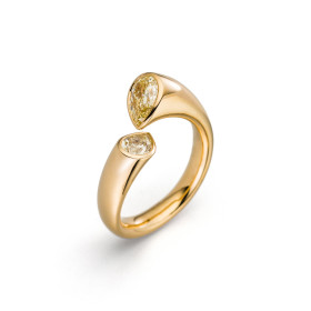         Gelbgold, Ringe, Schaffrath CALLA Designer-Ring 118_CALTR_150_GG