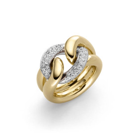         Gelbgold, Ringe, IsabelleFa Ring "Duchesse 15" Pavé 13482/1B/RING-GG