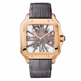 Herrenuhr, Cartier Santos de Cartier skelettiert WHSA0018