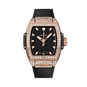 Damenuhr, Hublot Big Bang King Gold Pavé  682.OX.1180.RX.1604
