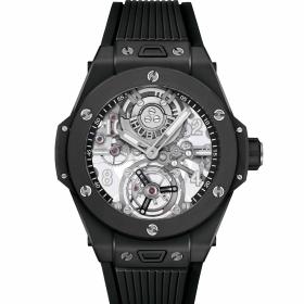 Herrenuhr, Hublot Big Bang Tourbillon Automatic Black Magic 419.CI.0170.RX