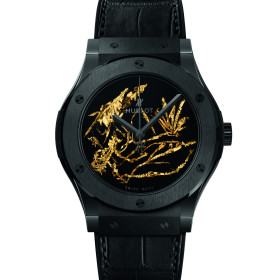         Herrenuhr, Hublot Classic Fusion Gold Crystal 511.CX.0660.LR