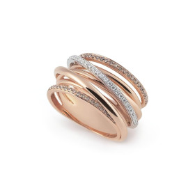 Weißgold, Ringe, Al Coro Serenata Ring R6405BD