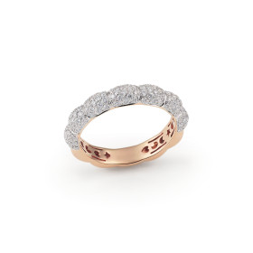         Roségold, Ringe, Al Coro La Piazza Ring NR559WR
