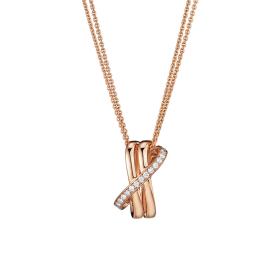 Roségold, Halsschmuck, Noor Creative Halskette 15251-005-R5
