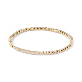 Armschmuck, Gelbgold, Al Coro Stretchy Armband A105G