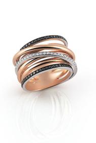 Ringe, Weißgold, Al Coro Serenata Ring R6405BR