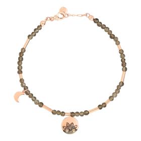 Armschmuck, Roségold, DoDo Armband Moon & Sun DBC2007-MOSUN-QF09R