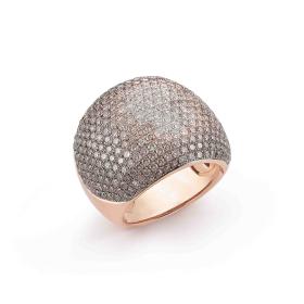 Rotgold, Ringe, Al Coro Dolce Vita Ring NR4511BD
