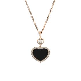 Roségold, Halsschmuck, Chopard Happy Hearts Anhänger 79A074-5201