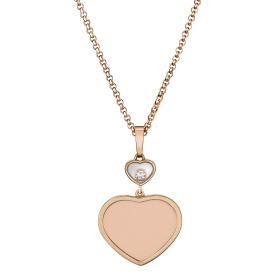 Halsschmuck, Roségold, Chopard Happy Hearts Anhänger 797482-5601