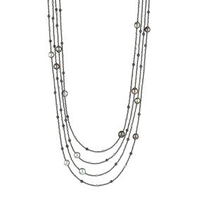 Weißgold, Halsschmuck, Gellner Big Bang Collier 2-81691-01