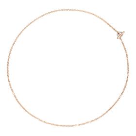 Halsschmuck, Weißgold, DoDo Halskette Essentials DCA6000-CHAIN-0009R