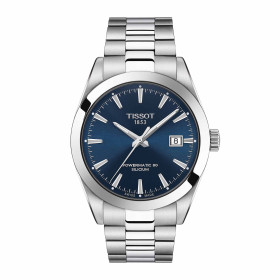 Herrenuhr, Tissot Gentleman Powermatic 80 Silicium, Ref: T127.407.11.041.00