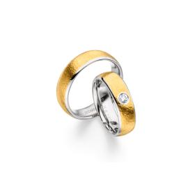 Ringe, Platin, Henrich & Denzel Unita Trauringe P3013.02000-P3013.01000