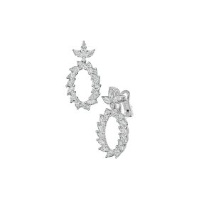 Weißgold, Ohrringe, Chopard L'Heure du Diamant Marquise Ohrhänger 84A062-1001
