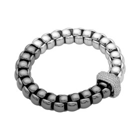 Weißgold, Armschmuck, FOPE Eka Flex'it Armband mit Diamantpavé, Ref: 52107B2_PB_5_XBX_00L