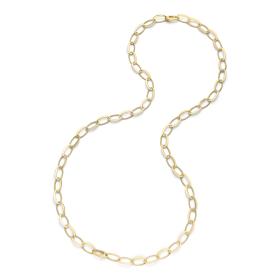 Gelbgold, Halsschmuck, IsabelleFa Halskette "Écaille 11" 13601-51-46KHB-GG