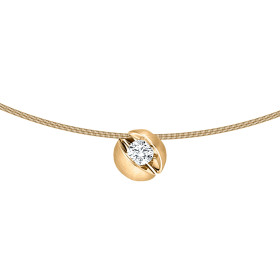 Gelbgold, Halsschmuck, Schaffrath CALLA Collier 114_CALN2_25_GW
