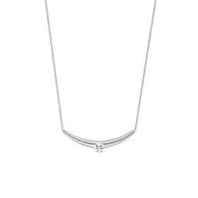 Weißgold, Halsschmuck, Schaffrath LA LUNA Collier 214_2N288_025_WW