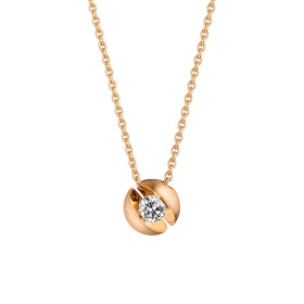 Roségold, Halsschmuck, Schaffrath CALLA Collier, Ref: 754_CALL2_25_RW