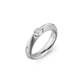 Ringe, Weißgold, Schaffrath LIBERTÉ Solitaire Ring 518_L1029_30_WW