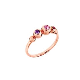 Ringe, Roségold, DoDo Ring Bollicine DAC3006-BOLLI-ZRI9R