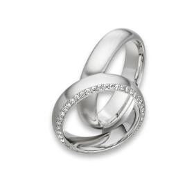 Ringe, Platin, Henrich & Denzel Brillante Trauringe P5835.01000-P5835.50000