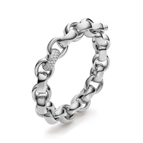         Weißgold, Armschmuck, IsabelleFa Armband "ChaCha 14" Pavé 04114/21BMO-WG