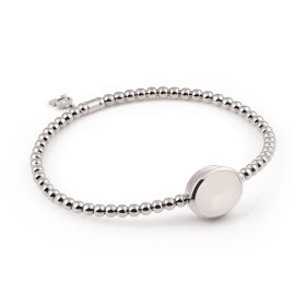 Weißgold, Armschmuck, Al Coro Stretchy Armband A981WMW