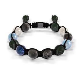 Weißgold, Armschmuck, Shamballa Jewels Braided Armband D182768-L